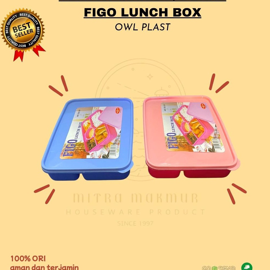 ➙HCj OWL PLAST - TEMPAT BEKAL MAKAN / LUNCH BOX / TEMPAT CATERING ✴ ✵ ｀