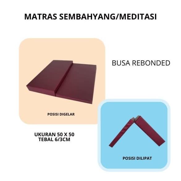 6.6 Matras Alas Sembahyang/Matras Meditasi/Busa Meditasi