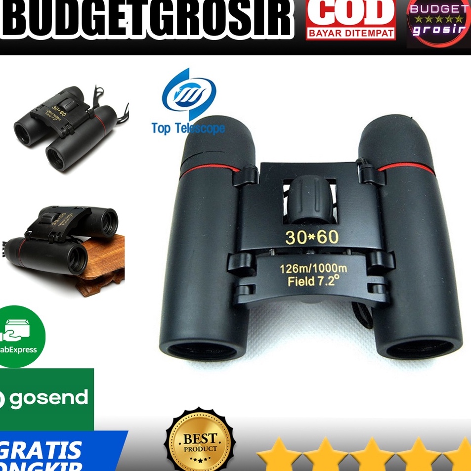 Baru Teropong Binokular High Definition Night Vision Concert 30 x 60- Black--Sakura r Produk Premium
