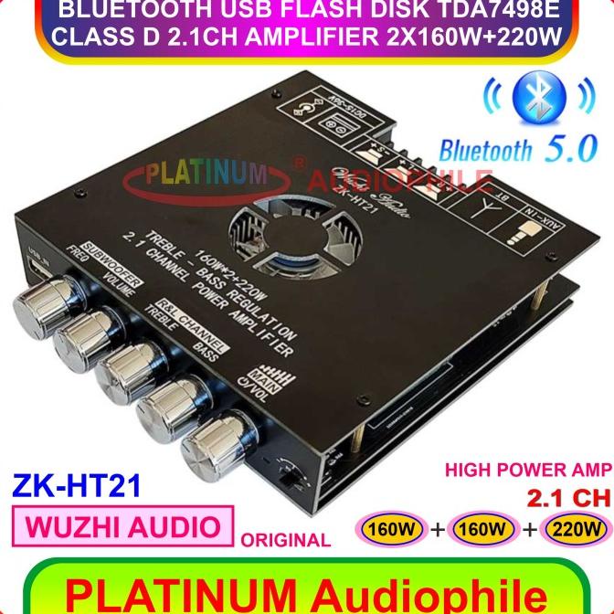 TDA7498 AMPLIFIER CLASS D 2.1 CH BLUETOOTH 5.0 AMPLIFIER ZK-HT21
