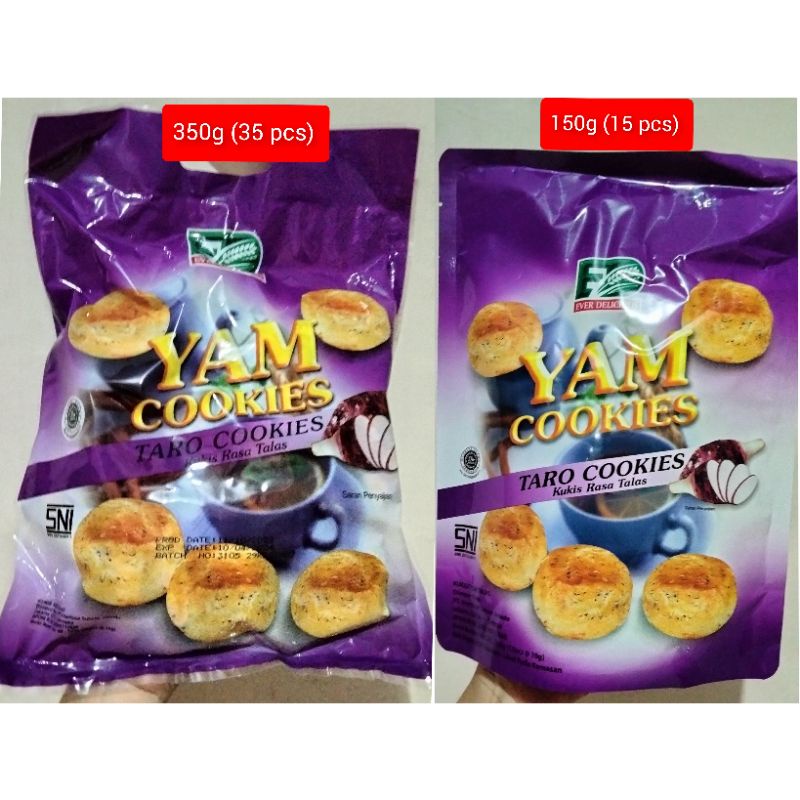 

Yam Cookies / Taro Cookies / Kukis Biscuit Rasa Talas / Biskuit Keladi / Crackers Malaysia