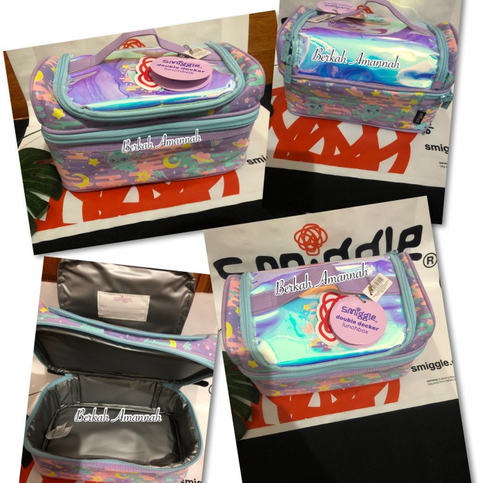 Smiggle Double decker Lunchbox/smiggle original/tas bekal