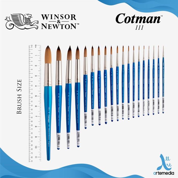 

Kuas Lukis Winsor & Newton Cotman Series 111 Round Synthetic Brush Sh