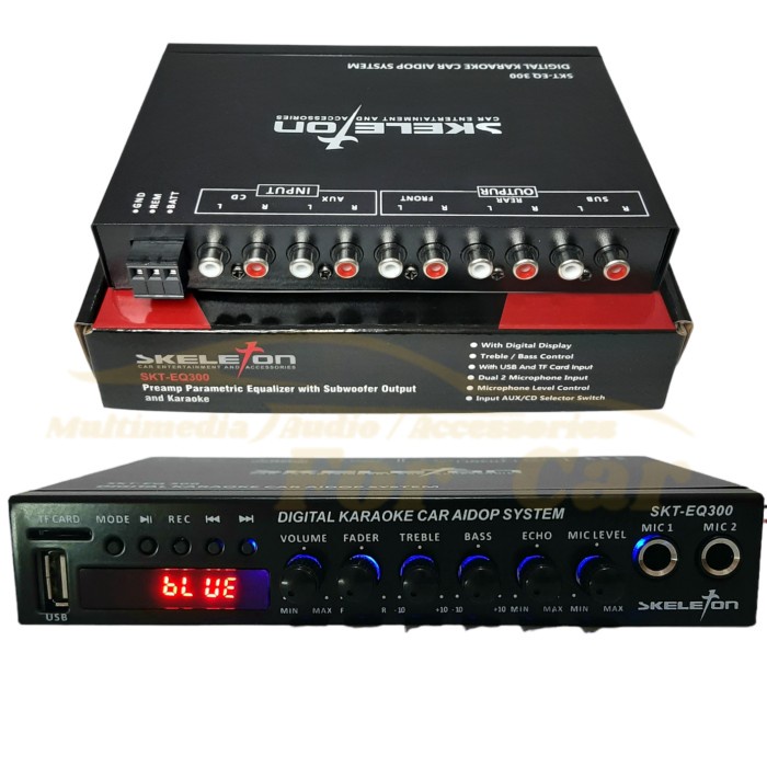 PARAMETRIK PREAMP EQUALIZER KARAOKE BLUETOOTH EQ300
