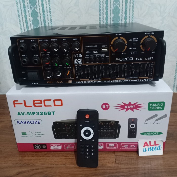 SUNBUCK AUDIO ORIGINAL FLECO AV-MP326BT - AMPLIFIER BLUETOOTH FLECO