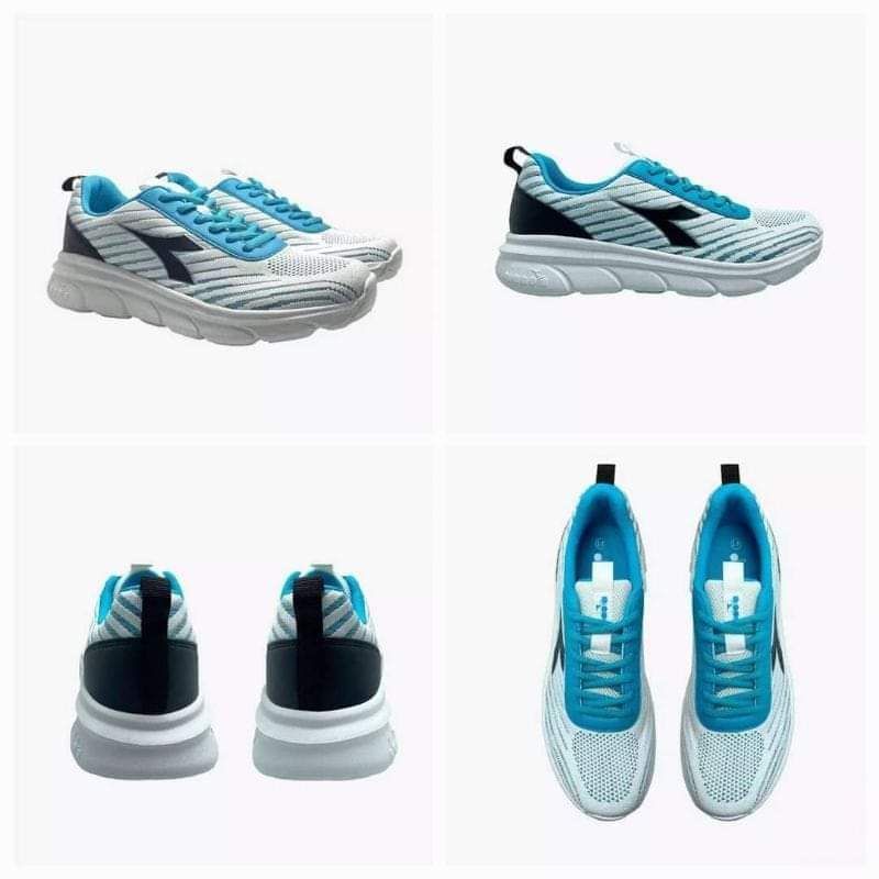 SALEEE 100% Original Sepatu Lari Pria Diadora Empoli White Blue Kode Produk: DIAY20F0605N