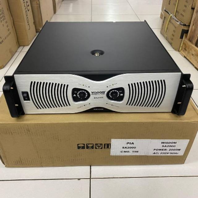 POWER AMPLIFIER WISDOM SA2000 SA 2000 ORIGINAL AUDIO PRO