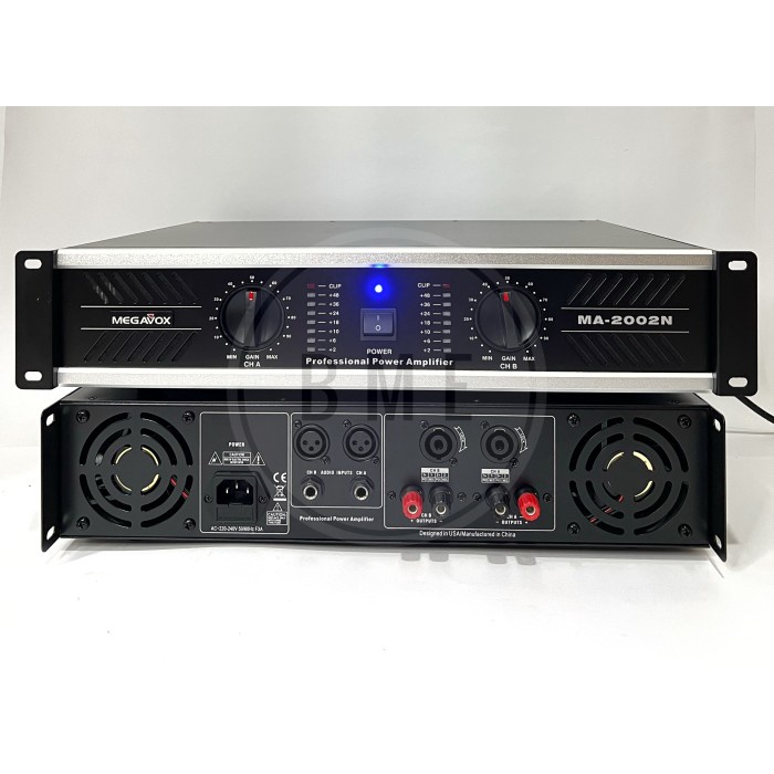 POWER AMPLIFIER MEGAVOX MA2002N/MA 2002N 2 X 2000 WATT