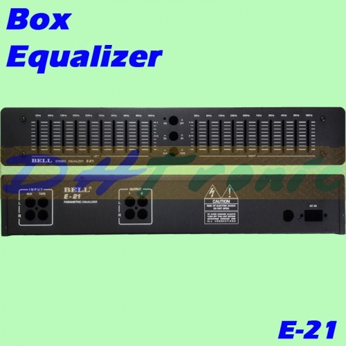 BOX EQUALIZER 20 CHANNEL E-21 BOX BELL E-21 E21