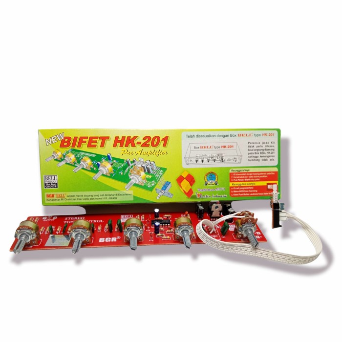 TONE CONTROL BIFET HK201 HK 201 HK-201 PLUS LOUDNESS STEREO BI-FET