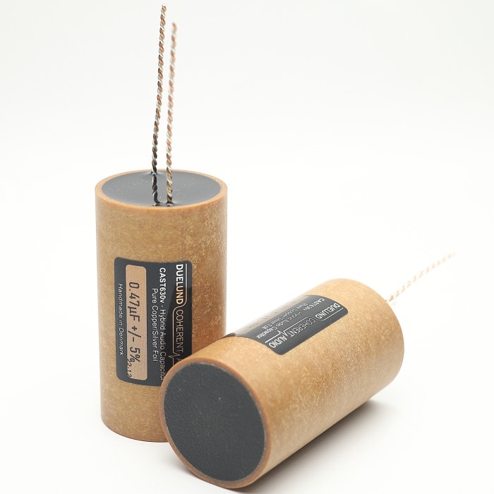 DUELUND CAST HYBRID AUDIO PURE COPPER/SILVER 0.47UF/630V MATCHED PAIR