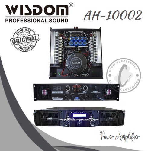 WISDOM AH10002 POWER AMPLIFIER ORIGINAL POWER AMPLI WISDOM AH-10002