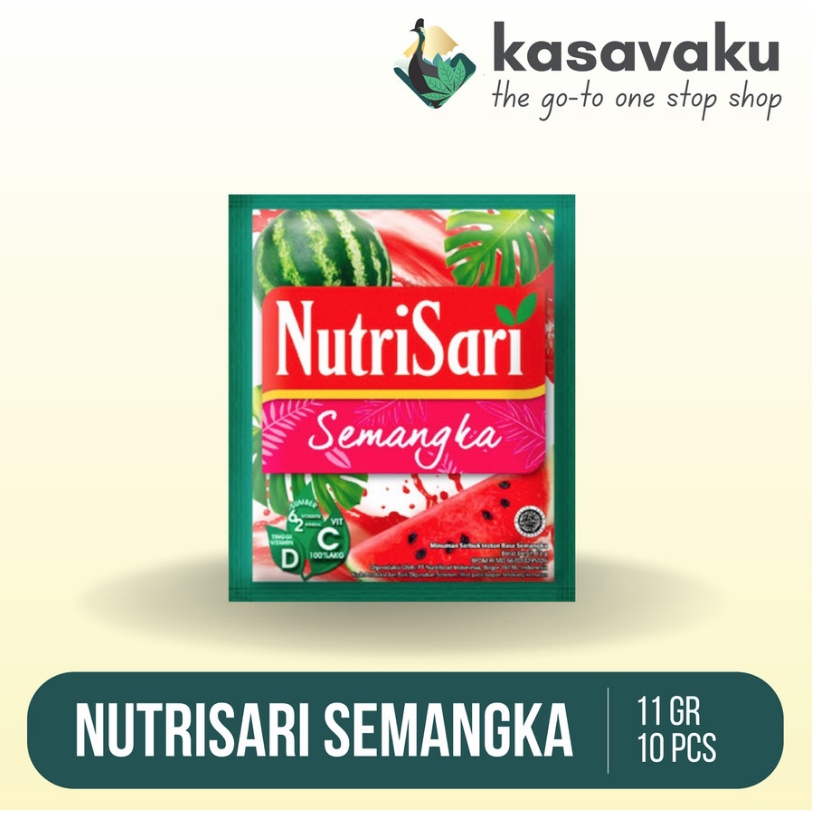 

NutriSari Aneka Rasa 11 gr x 10 Pcs (1 Renceng) Nutri Sari - SEMANGKA