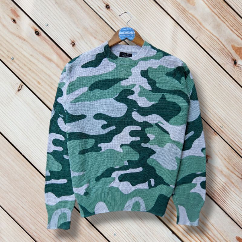 SWEATER RAJUT ZARA MAN KNITWEAR PRIA WANITA VINTAGE SWEATER