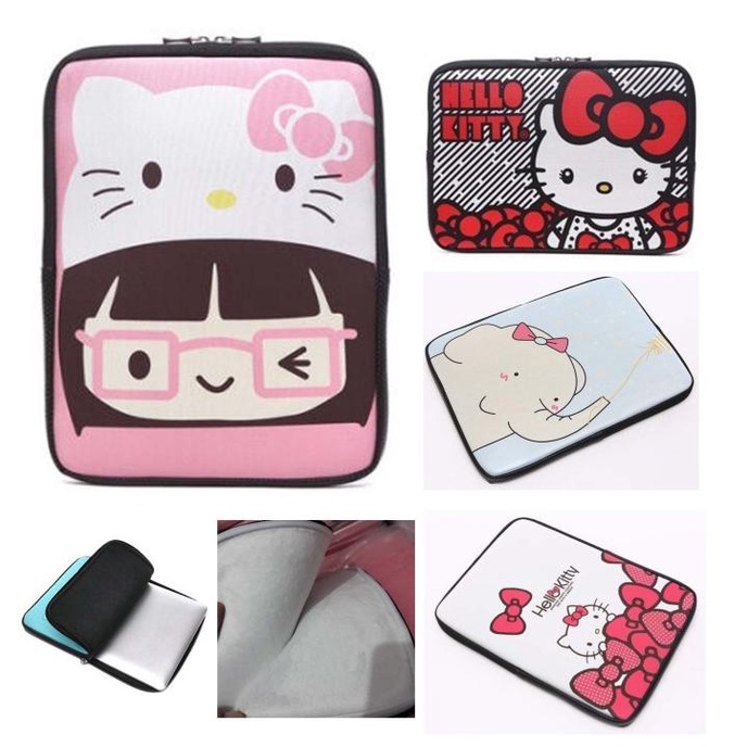 Tas Sarung Laptop Sleeve Softcase Neoprene Motif 14 Inch