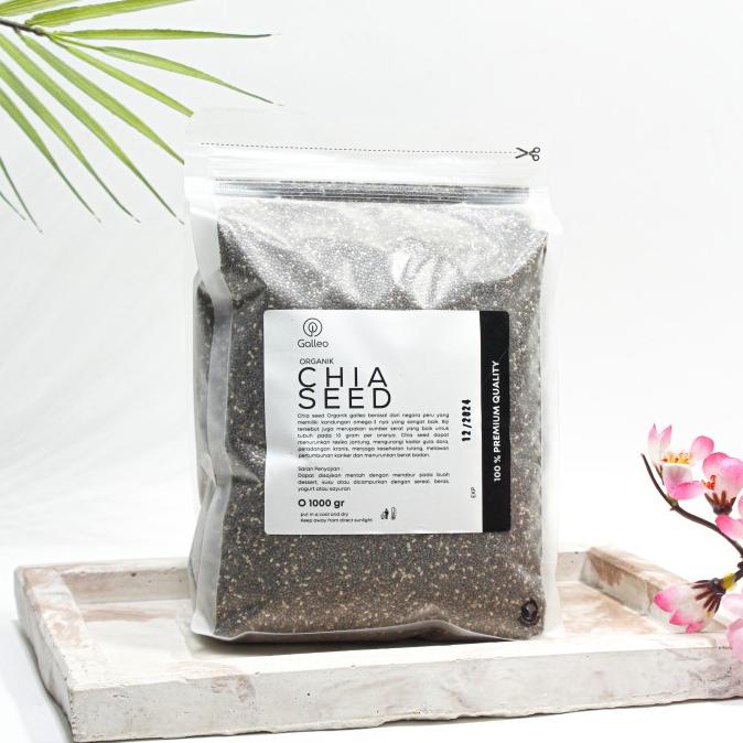 

Chia Seed Mexico Organik 1 Kg Galleo Untuk Diet / Bla Chia Seeds