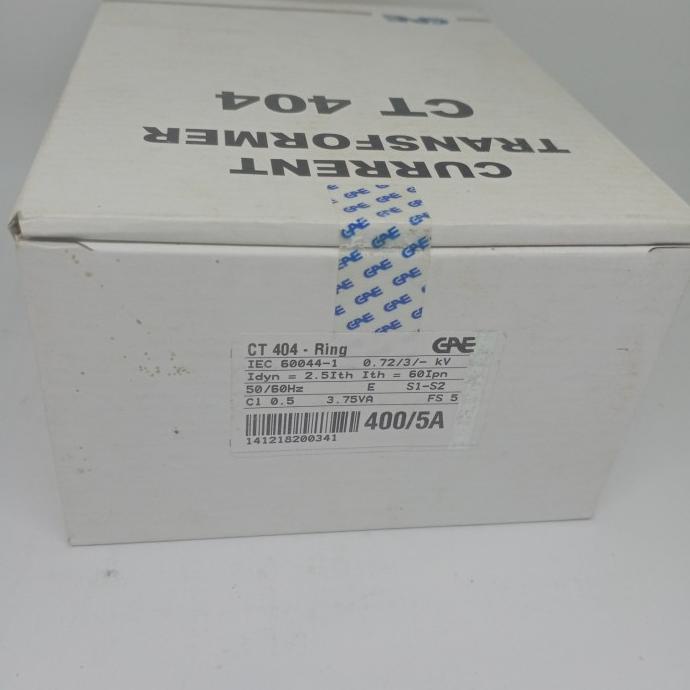 Ct 404 Current Transformers 400/5A Gae Original