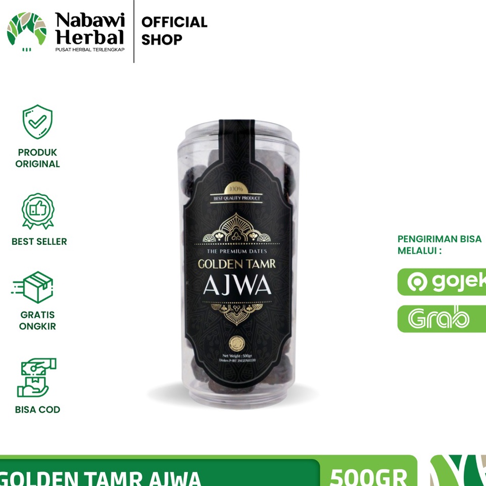 

Terbaru BGIZW GOLDEN TAMR - Kurma Golden Tamr Ajwa 500gr V99 ❉Paling Popular