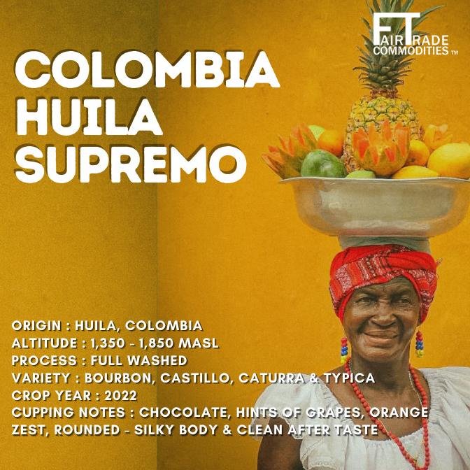 

Green Bean Colombia Huila Supremo | Biji Kopi Mentah Arabica