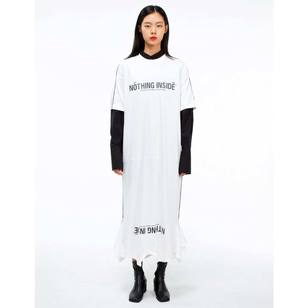 Chungnam Nothing Inside Off White Dress