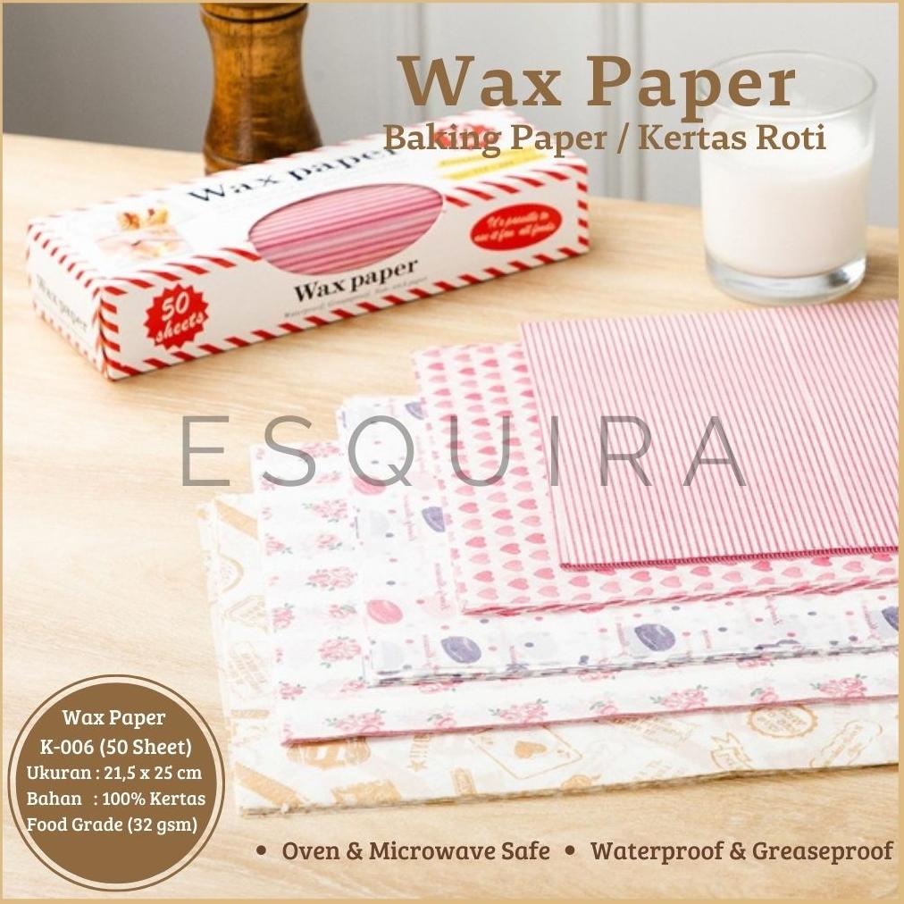 

Bnm837 Wax Paper 50 Pcs / Korean Bento Cake Baking Paper /K-006 Sale