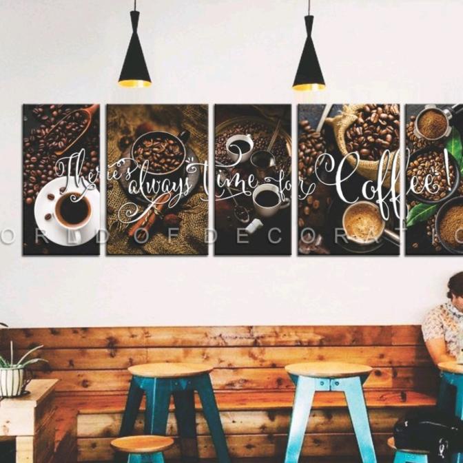 PAJANGAN DINDING Walldecor coffee Shop Hiasan Dinding Cafe GAMBAR kopi