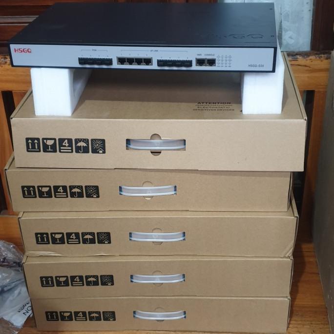 EPON OLT 4 PORT HSGQ XE04 10G UPLINK DENGAN SFP PX20+++ 8db ASLI ODI
