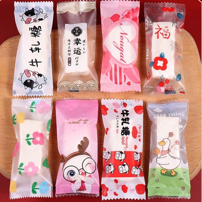 

Free Ongkir Plastik Kemasan Nougat 100pcs/Plastik Sealer 4x9cm/Plastik food grade
