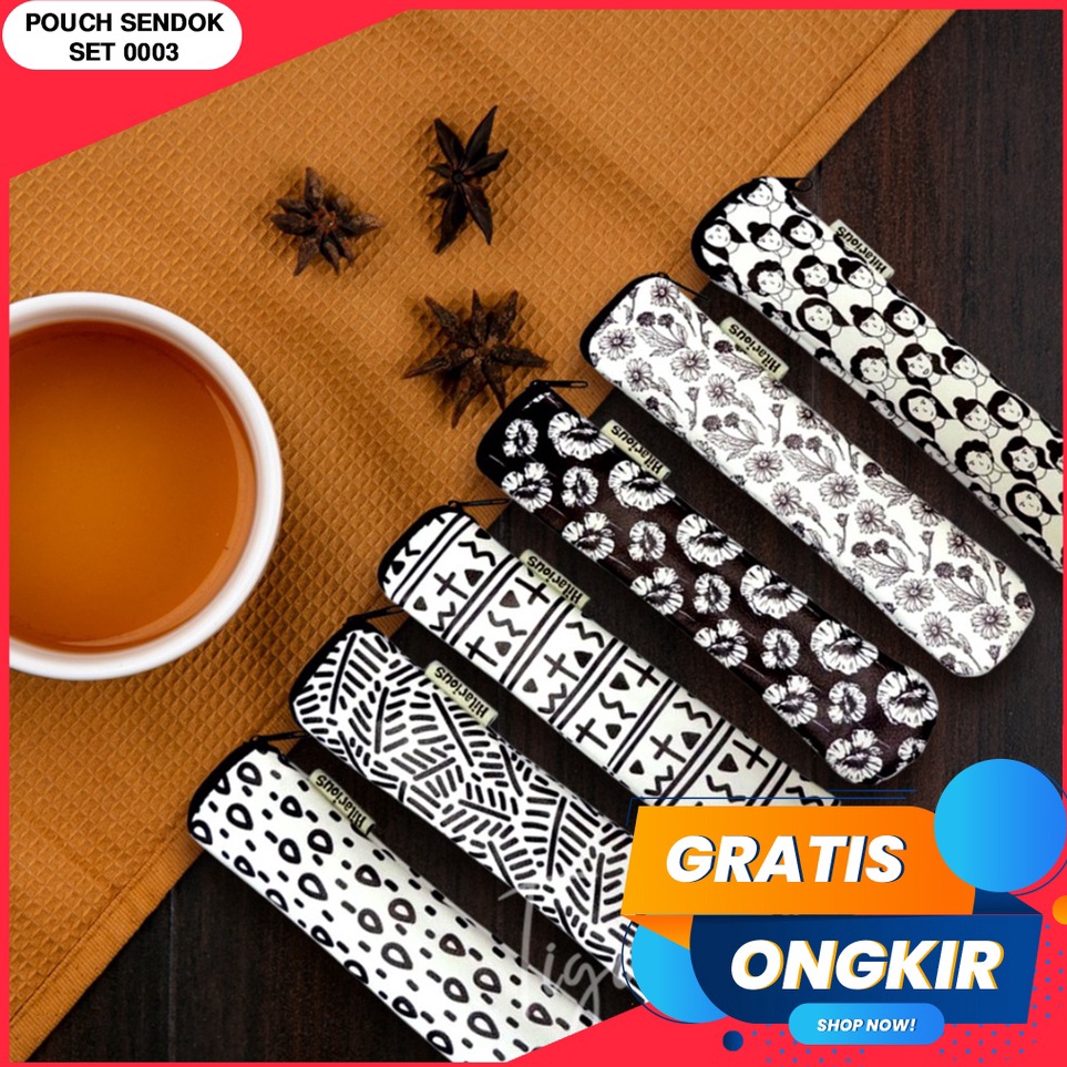✭Ygd Cutlery Set / Sendok Stainless / POUCH SENDOK / SENDOK GARPU / Pouch sendok set 0003 ✰ Ready st