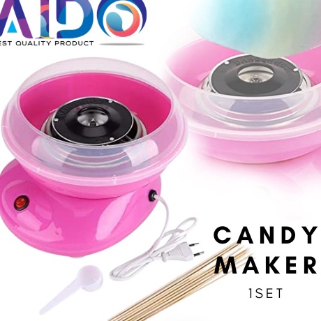 Big Sale VkY Candy Maker Cotton Candy Machine Mesin Pembuat Permen Kapas Mesin Gulali Kapas  Alat Pe