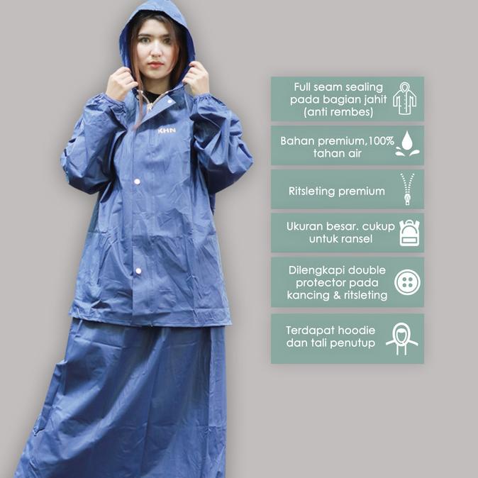 Jas Hujan Khn Rok Full Seam