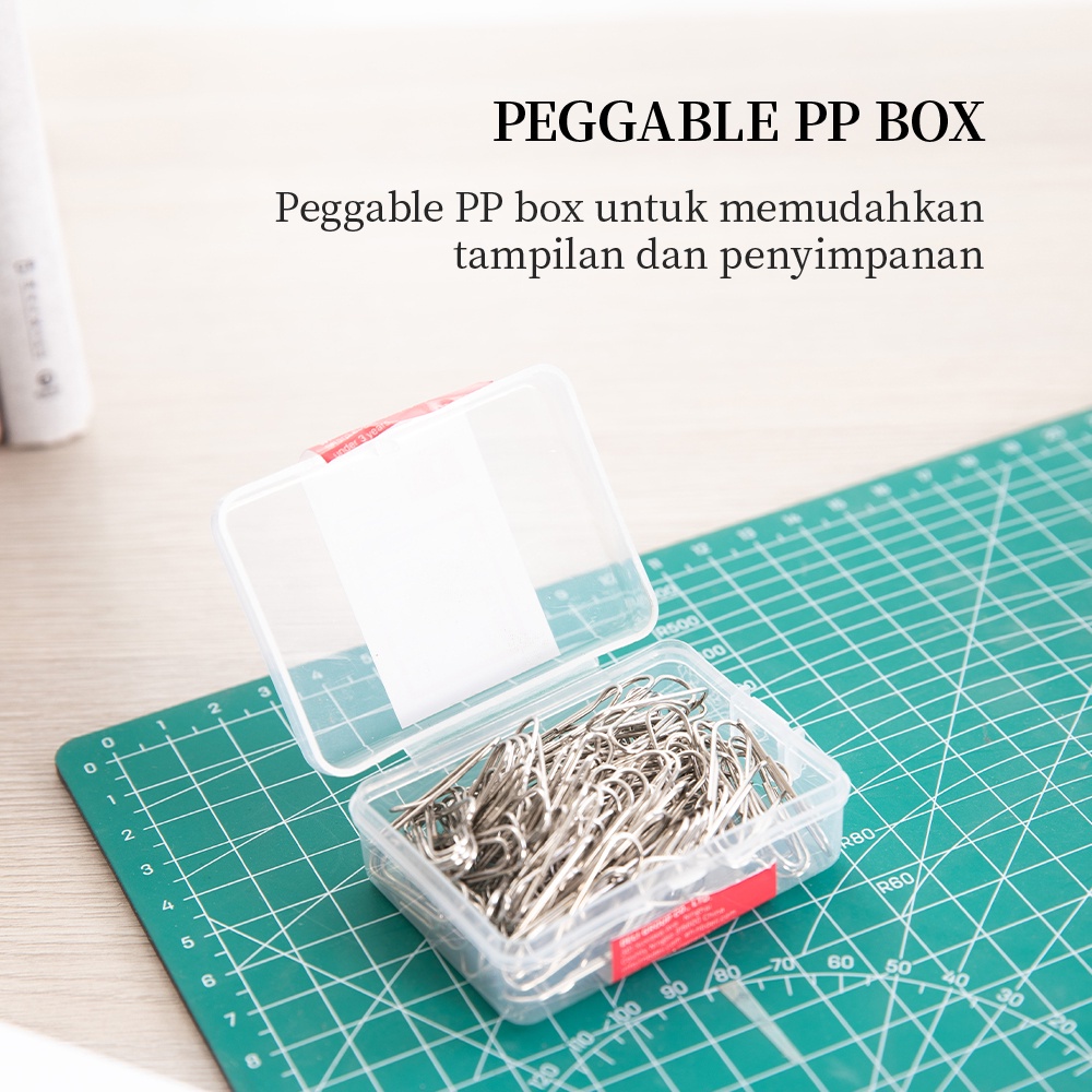 

NA7 DELI KLIP CLIPS 29MM 100PCS/BOX UNTUK KEBUTUHAN KANTOR E0025 J7W