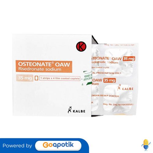 OSTEONATE OAW 35 MG BOX 4 TABLET