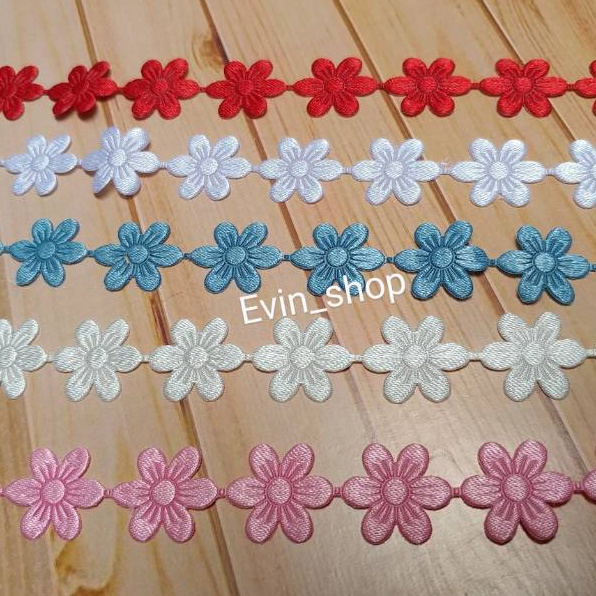 ❊Psh Renda Jasmine / Melati/ Saten Besar/10 yard/9meter ❀ G ¿