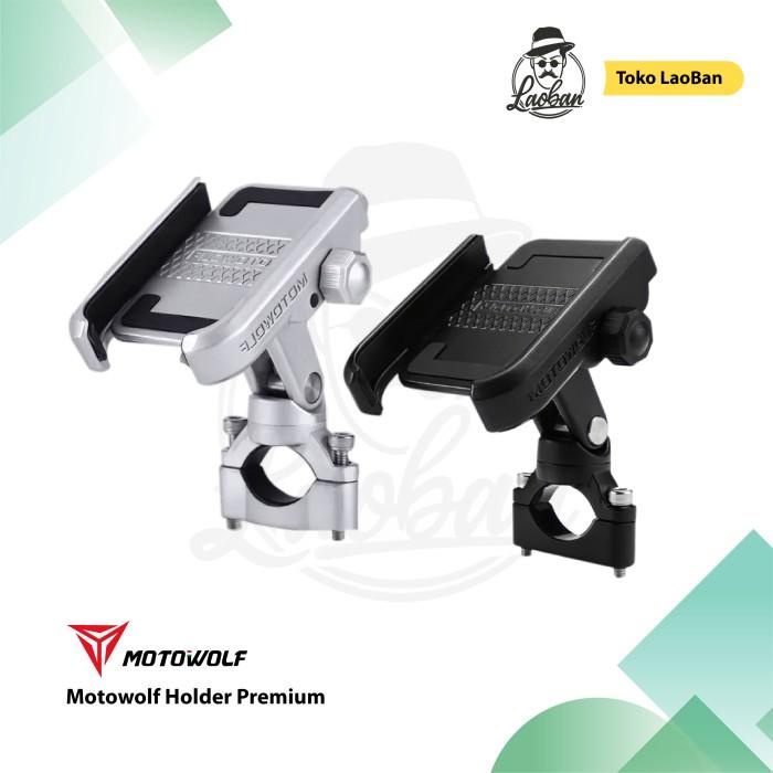 Phone Holder Motowolf Original - Holder Hp Motowolf Sepeda Motor