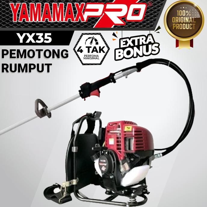 Mesin Potong Rumput YAMAMAX PRO YX35 4 TAK Alat Pemotong Rumput YX 35