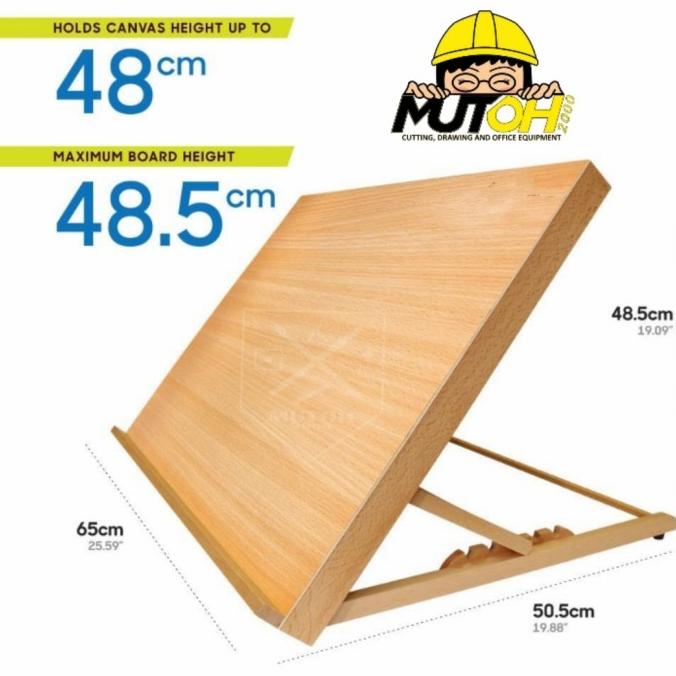 

Meja Gambar Lipat A2 Ergonomic Adjustable - High Quality Terbaik