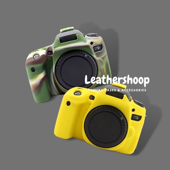 Cover Canon Eos 77D Softcase Rubber Body Bag