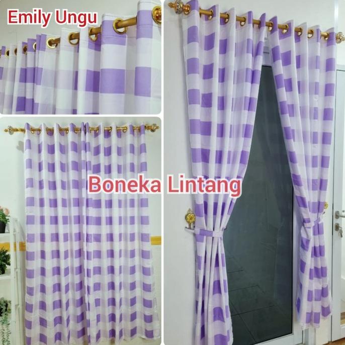Gorden Ring Pintu Atau Gorden Jendela Tinggi Model Minimalis Pengiriman Cepat