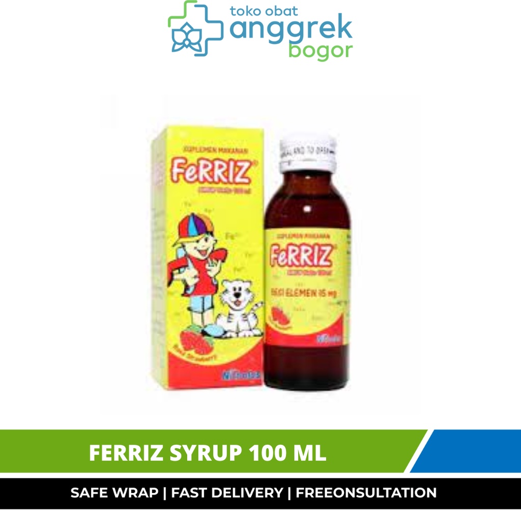 FERRIZ SYRUP 100 ML/VITAMIN ZAT BESI UNTUK ANAK