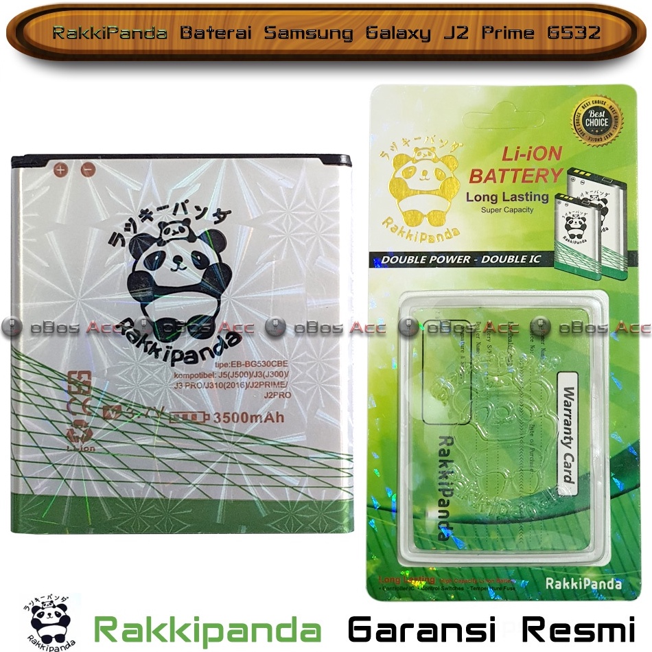 READY!. Baterai Samsung Galaxy J2 Prime G532 Double Power Batre HP Rakkipanda Original