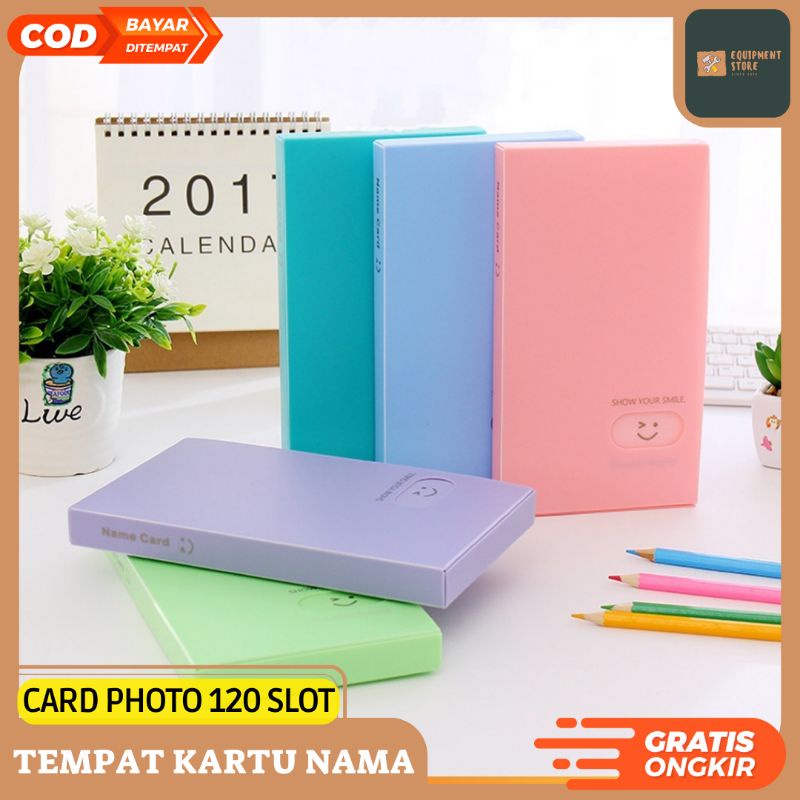 

TEMPAT KARTU NAMA PHOTO LOMO CARD 120 SLOTS