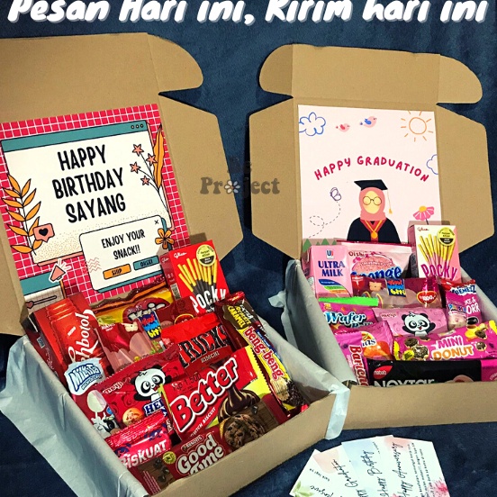 

⓱ VI 4625 (FREE FOTO POLAROID) Hampers snack ulang tahun - kado pacar - hadiah ulang tahun - hampers gift - hadiah wisuda - kado wisuda - snack box - gift box - Free Polaroid - hampers snack ulang tahun ⚡TOK SIAP 【COD