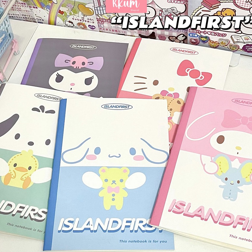 

PHTG6643 【FsASH SALE】 Buku sanrio B5 catatan garis cute/ Notebook 30 lembar lined buku tulis