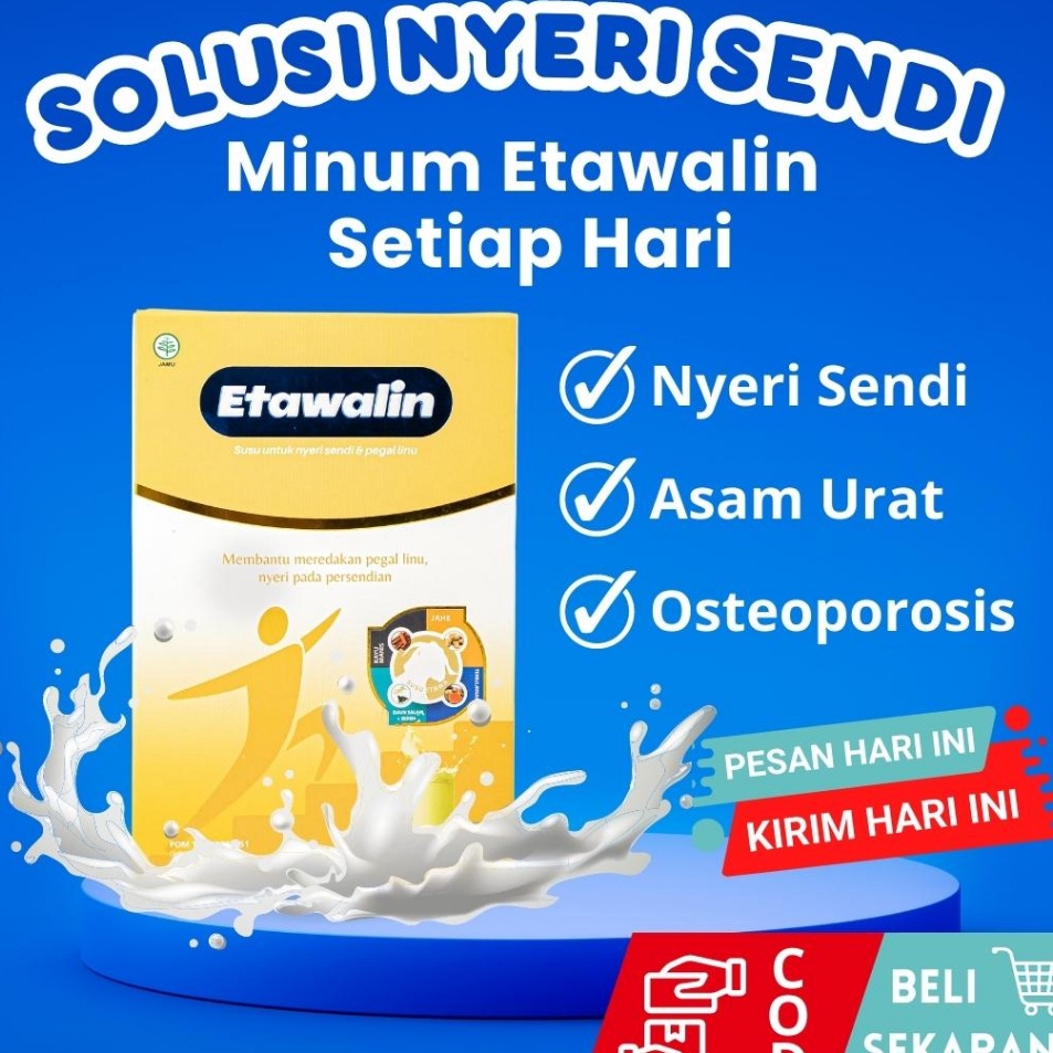 

GHHG4578 ✓ ETAWALIN - SUSU KAMBING ETAWA PREMIUM BPOM SOLUSI NYERI SENDI DAN PEGAL LINU PENYAKIT URAT DAN REMATIK DENGAN KANDUNGAN MANFAAT YANG LEBIH BANYAK | ORIGINAL GRATIS ONGKIR BISA COD (1BOX) GROSIR LEBIH MURAH