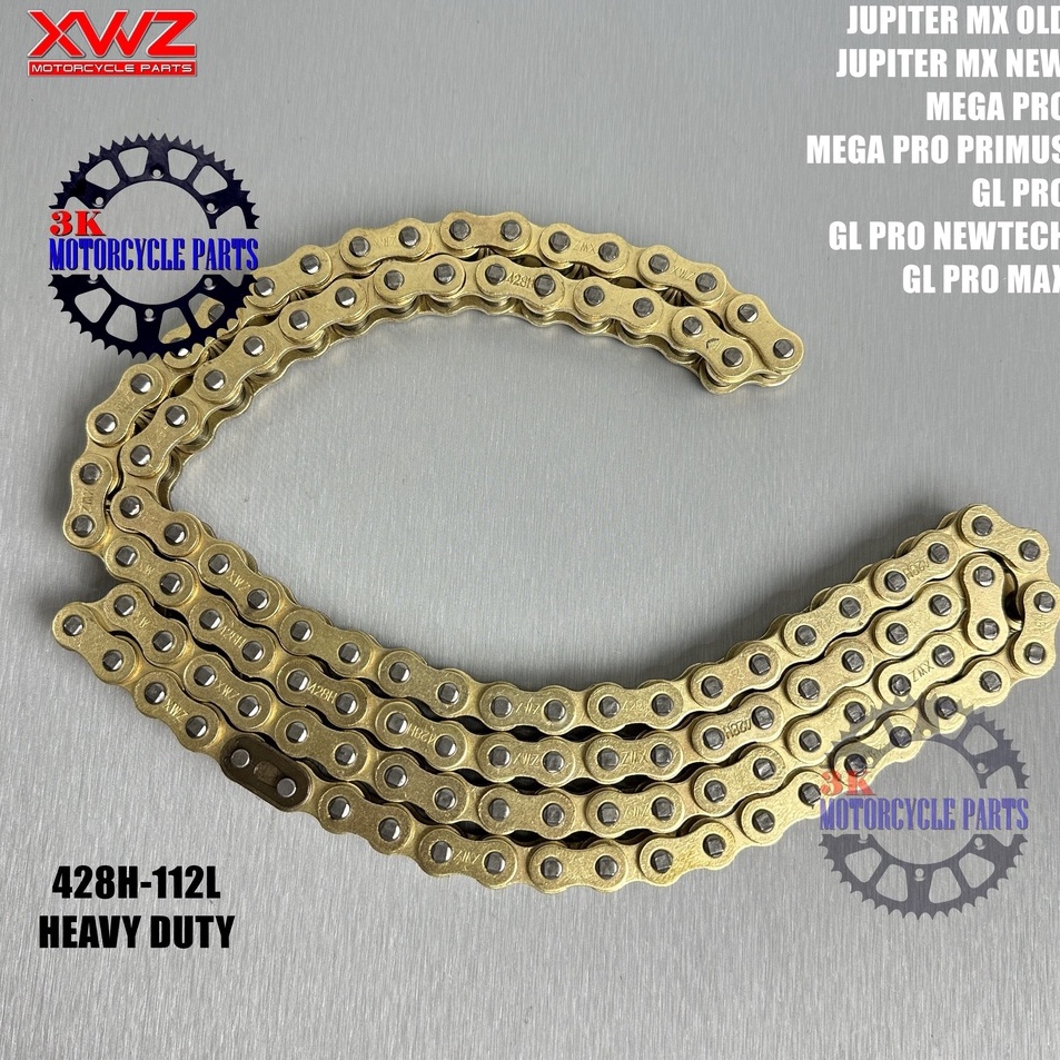 Ready RANTAI RANTE RODA RANTAI RANTE MOTOR 428H-112L JUPITER MX JUPITER MX NEW 135 MEGA PRO PRIMUS M