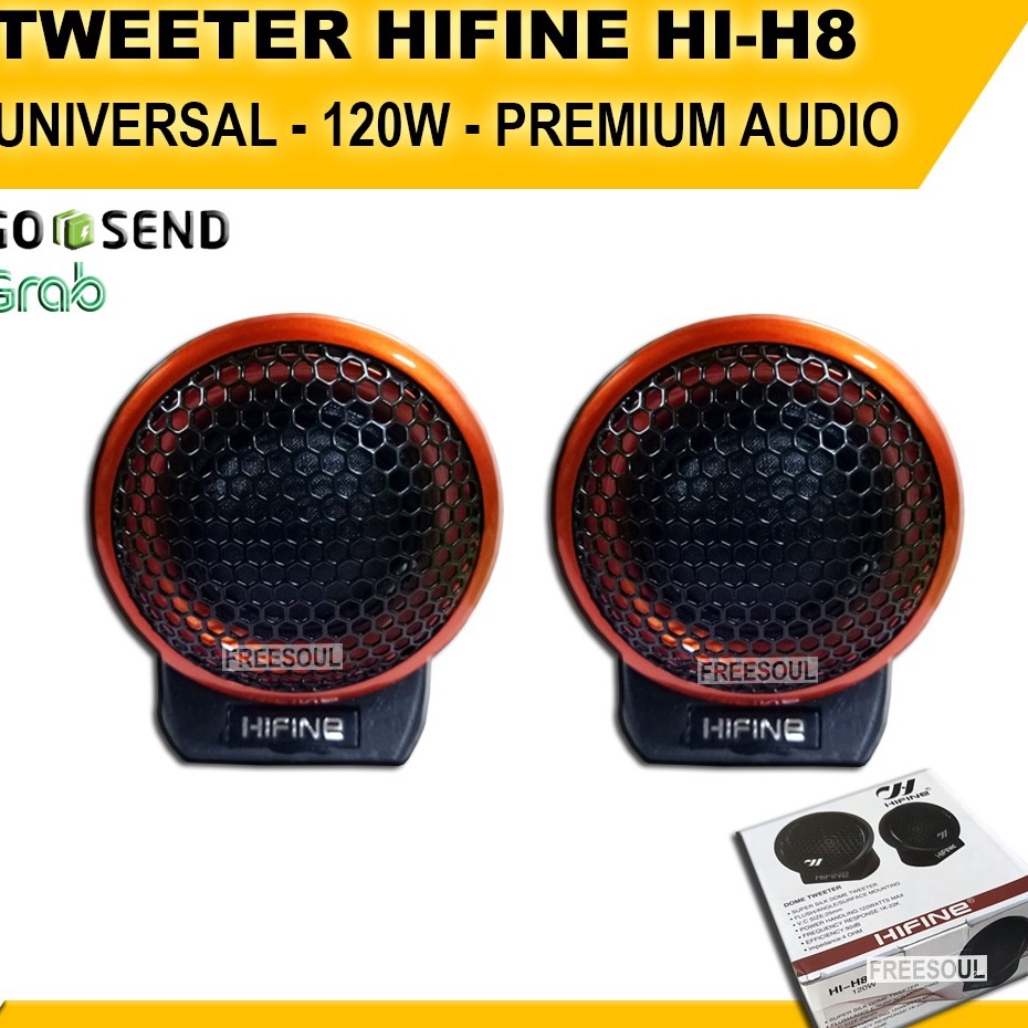 ➽ Tweeter Mobil HIFINE H1-H8 - Speaker Audio Mobil - Premium Quality o Promo ★★.
