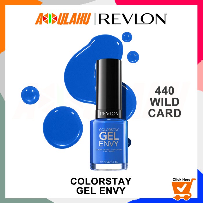 Revlon Colorstay Gel Envy Nail Polish Gel Kutek Kuteks Cat Kuku