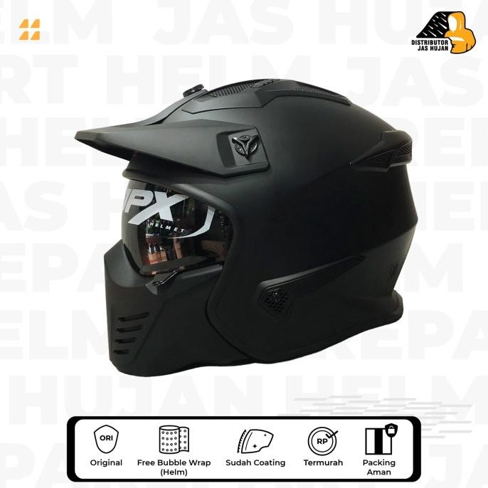 Helm Jpx mx 726 R ORIGINAL JPX SEMI CROSS