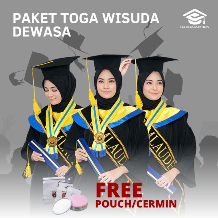 Paket Toga Wisuda/Toga Wisuda/Perlengkapan Wisuda/Paket Toga Murah